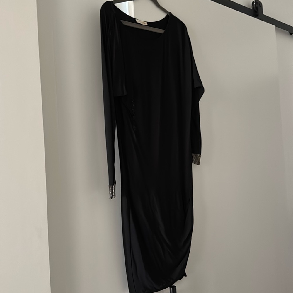 Black cocktail dress